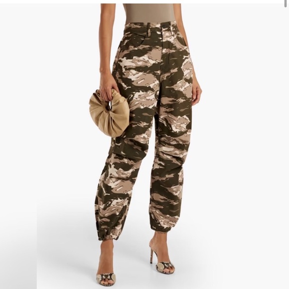 Good American Pants - GOOD AMERICAN • Camouflage Drawstring Women's Pants
